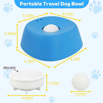 Liquid Slow Dog Bowls  Anti-slip Ball-shaped Bone Soup Dog Licking Bowl Licking Bowl for Healthy Eating Non-Slip and Anti-Chokin