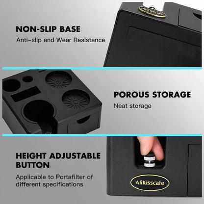 Coffee Tamping Station 51mm 54mm 58mm Portafialter Holder Stand Mat For Delonghi Breville E61 Espresso Accessories Barista Tools