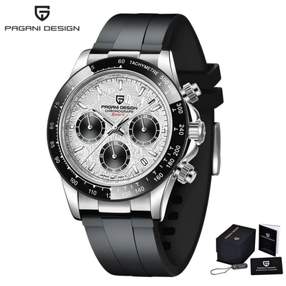 PAGANI Design PD1644 Men Quartz Watches Top Brand Luxury Sports Sapphire Stainless Steel Waterproof Chronograph Reloj Hombre