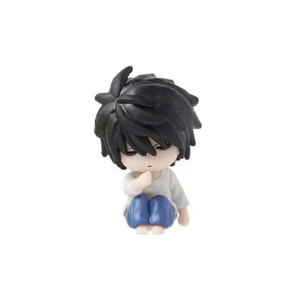 Q Version DEATH NOTE Figure Cute Edition Yagami Light 4cm Ryuk/L·Lawliet PVC Action Figure Amine Collectible Figurine