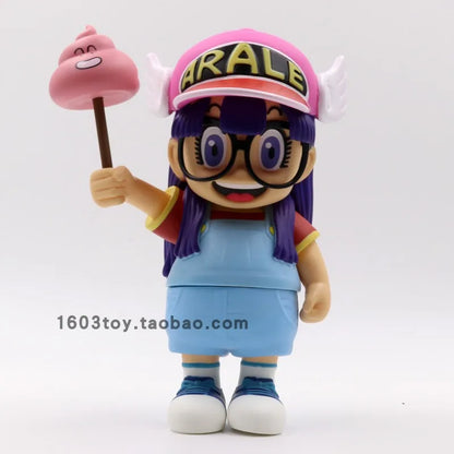 Dr. Slump Anime Figure Arale New Year Birthday Gift Collectible Animation Cartoon Pvc Material Model Toy Home Decoration