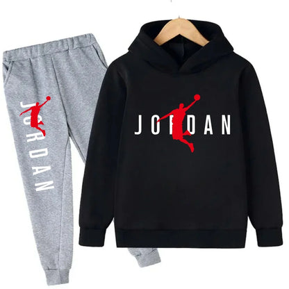 Autumn Warm Slam Dunk Master Pattern Printed Children Set Hoodie+Pant Suit 2pcs Set Kids Boy Girl Fashion Clothing Tracksuits