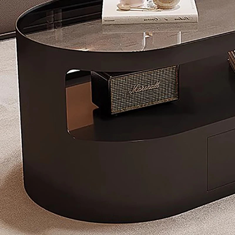 European Minimalist Coffee Table Hidden Storage Trendy Modern Luxury Coffee Table Living Room Beauty Table De Salon Furniture