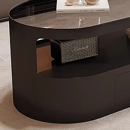 European Minimalist Coffee Table Hidden Storage Trendy Modern Luxury Coffee Table Living Room Beauty Table De Salon Furniture