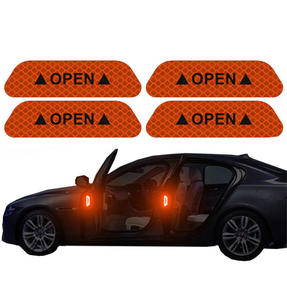 Reflective Car Accessories Door Sticker Safety Tape Inside Auto For Porsche Cayenne Mini F56 Ioniq 5 Ford Focus Mk4