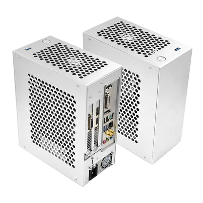 METALFISH S3 MINI-ITX Case All Aluminum Computer Mini Small Chassis Support Flex PSU/195mm GPU