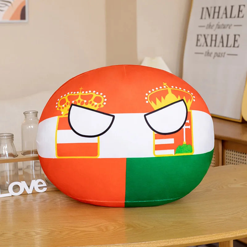Country Ball Plush Toys 70 Styles 10cm Polandball Pendant Country Balls Countryball Stuffed Doll Xmas Birthday Gifts for Kids