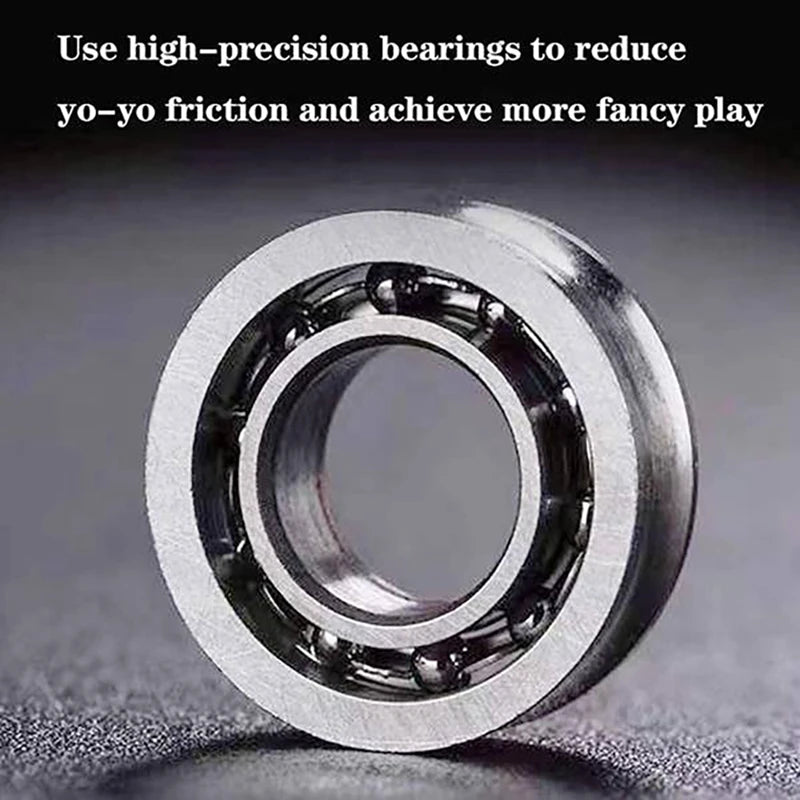 Competition Edition Magic Yoyo Aluminum Alloy Professional Yo-Yo Best Unresponsive Metal Yo-Yo Classic Toys for Kids Yoyo Factor