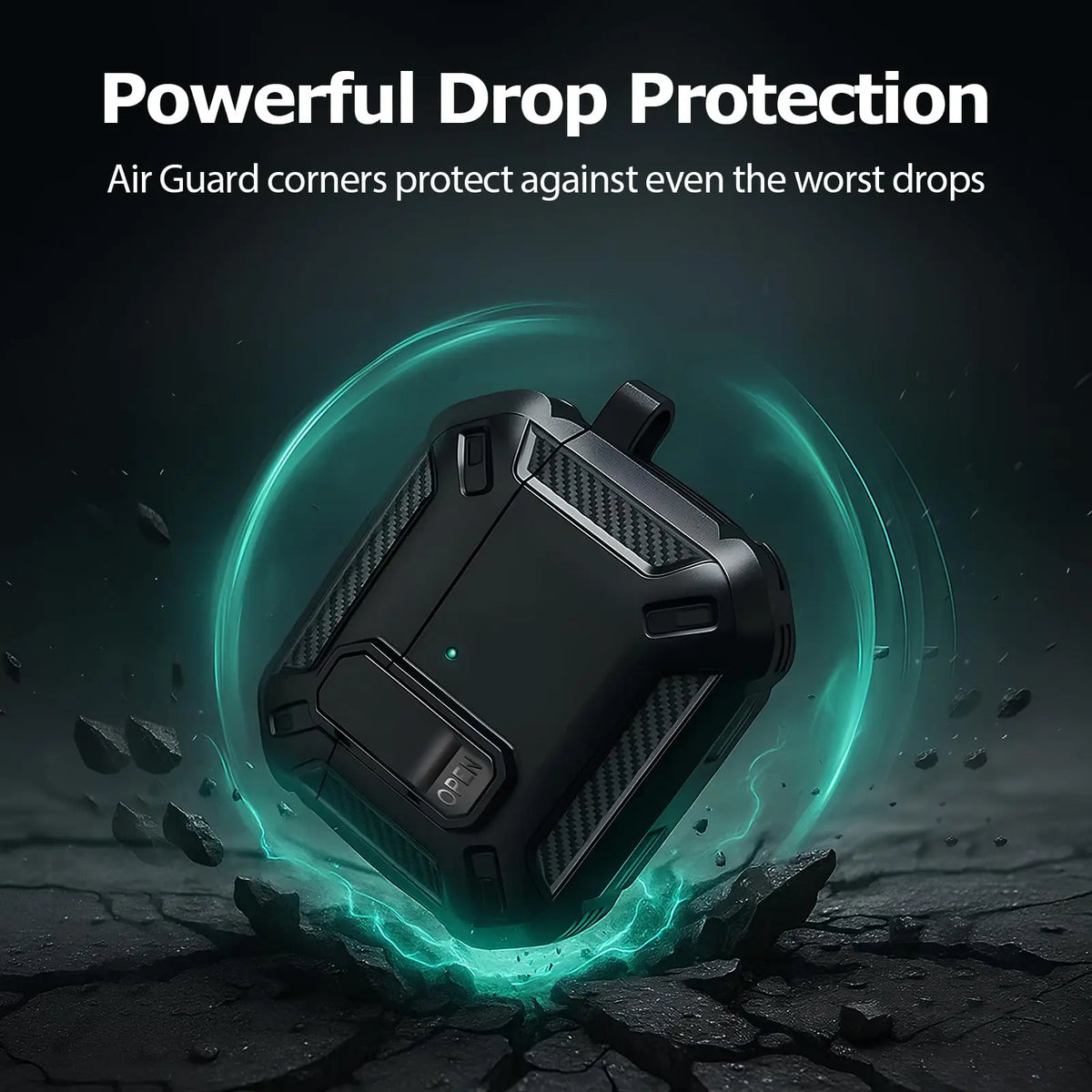 2025 for Airpods Pro 3 Secure Lock Earphone Case Shockproof Hard Shell Full Protective Cover with Cleaning Pen for AirPods Pro 3