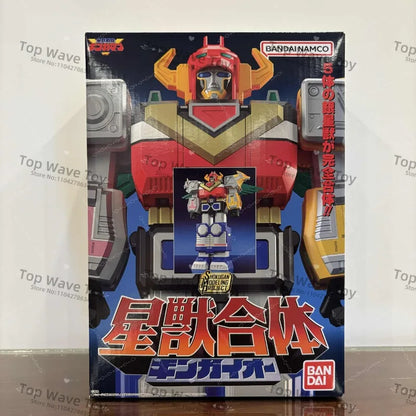New Stock Bandai SHOKUGAN Star Animals Rangers-Galaxyman Action Toy Figures Galactic Orc Silver Armor King Anime Figures Toys