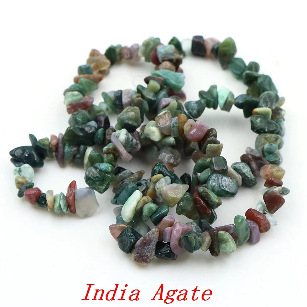 5-8mm Natural Irregular Lilac Lepidolite Stone Beads Gravel Chips Loose Spacer Beads for Jewelry Making DIY Bracelet Necklace