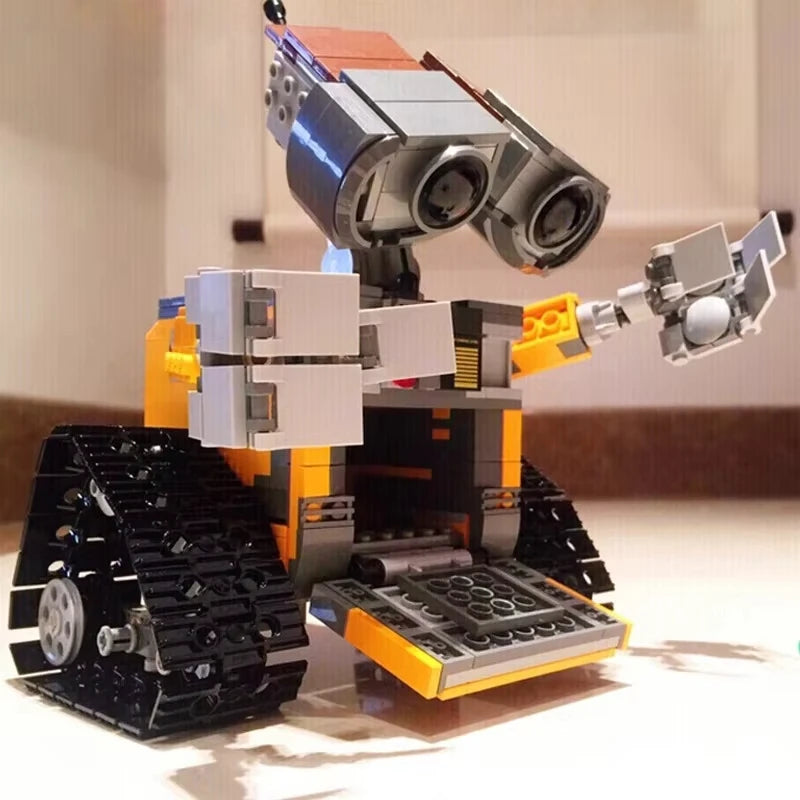 Hot New 687PCS Creative Wall E Robot Building Blocks Assembly Model Home Decoration Toys For Birthday Christmas Gifts