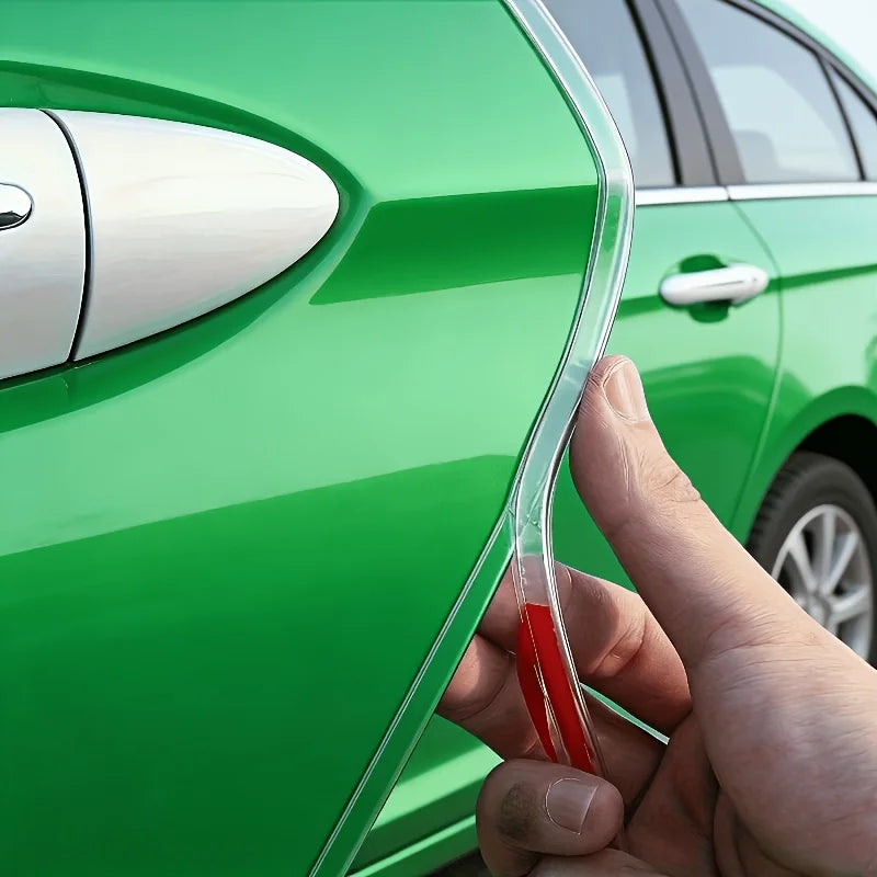 Transparent PVC Car Door Edge Protector Strip, Anti‑Scratch Anti‑Collision Universal Fit Car Exterior Accessory