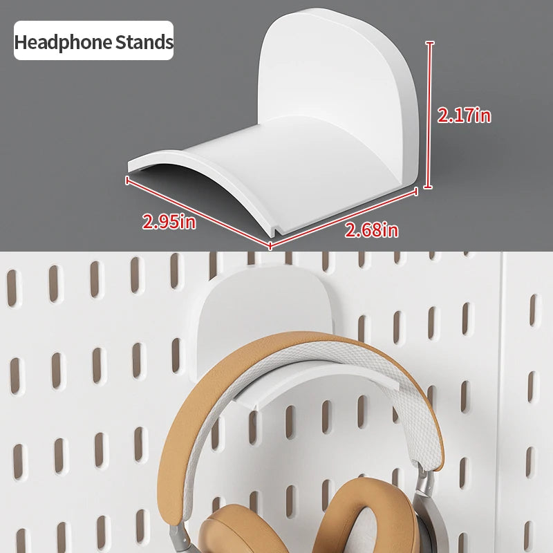 Nordic-Style Display Shelf Background Wall Storage Board: Simple Drilled Room Creative Wall Storage Pegboard Wall Combination