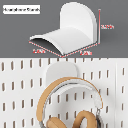 Nordic-Style Display Shelf Background Wall Storage Board: Simple Drilled Room Creative Wall Storage Pegboard Wall Combination