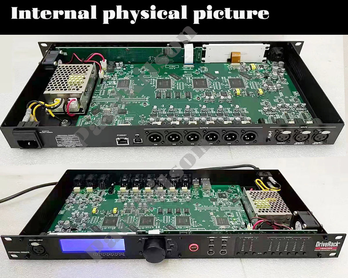 VENU360 3 Input 6 Output Stage Pro Audio Processor Original Software Audio Driver Rack Complete Speaker Management System