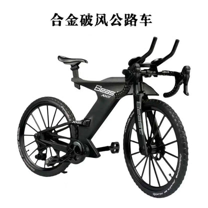 1:8 Upgraded Dual Shock Downhill Mountain Bike Alloy Model, Soft Tail Metal Racing  Kids Toy and Birthday Gift for Boyfriend