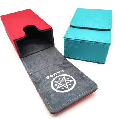 Minimalist Portable Pu Material Card Storage Box Water Proof Dust Proof For Board Game Cards And Collectible Sets