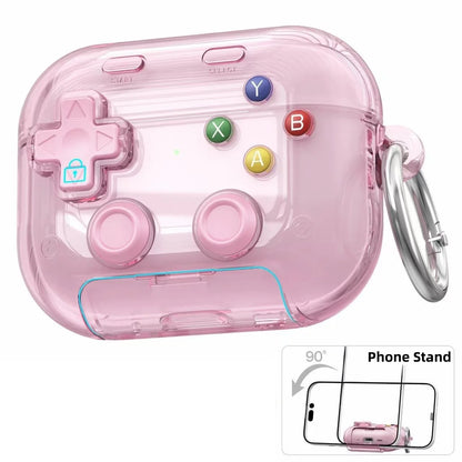 for AirPods Pro 3/Pro 2/Pro/4 Case with Secure Lock Cute 3D Game Player Design Protective Earphone Case Cover for AirPods 4/Pro3
