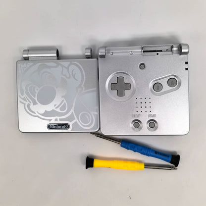 For GBA Game Boy Advance Sp Replacement Shell Custom Printed Housing For Retro Game Console Repair Super Mario Limited Edition
