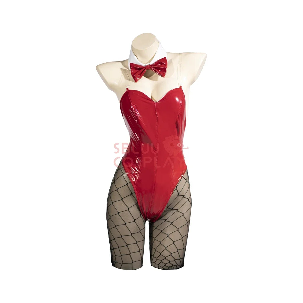 SBluuCosplay Panty and Stocking Anarchy Cosplay Costume Bunny Girl Suit Garterbelt Full Set Anime Outfit