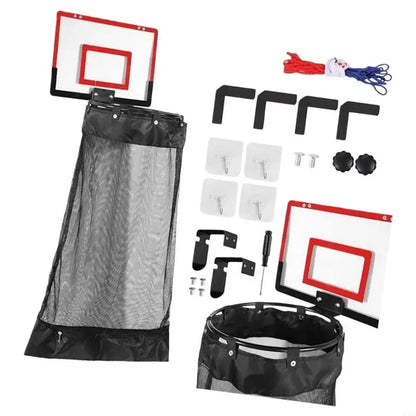 L43A Basketball Laundry Basket With Space Saving Feature Small Space