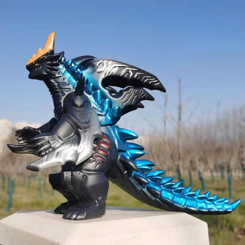 2022 New Anime Ultraman Monster Godzilla large Giga Khimaira Soft Glue DX King Galactron Action Figure Toy  Gifts