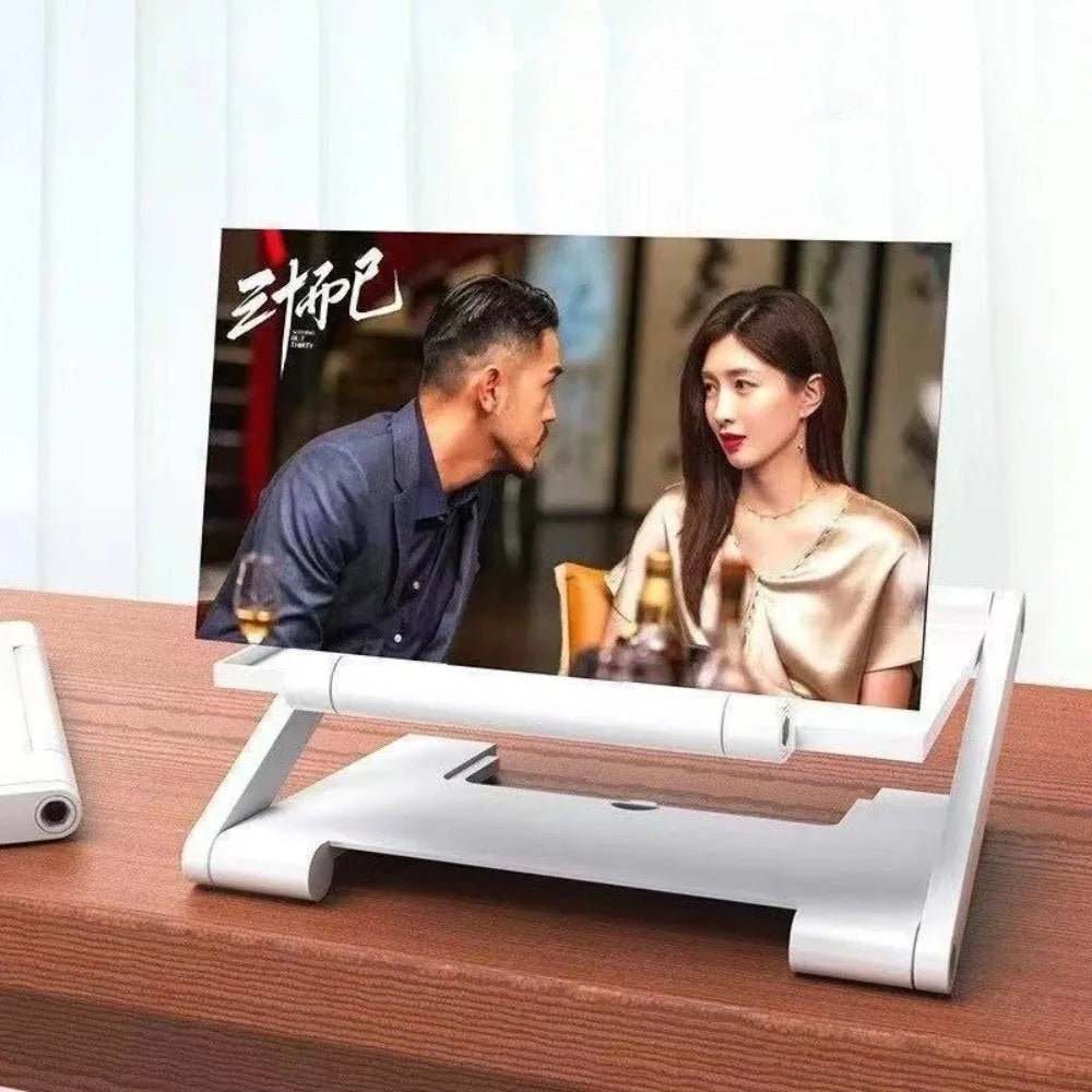 HD Folding Cell Phone Screen Amplifier Multi-Functional Mobile Magnifying Glass Enlarged Screen Magnifier for Enhanced Viewing