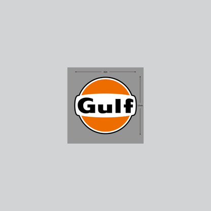 Car Sticker Gulf Vintage Style Truck Vinyl Decal Gasolin Petroleum Racing Gas Waterproof Decals PVC for Tesla 9-11 917 917LH 918