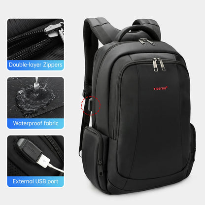 Tigernu Travel Backpacks Vacuum Backpack 14 15.6 17.3inch Laptop Backpack For School Backpack Men Schoolbag Compression Backpack