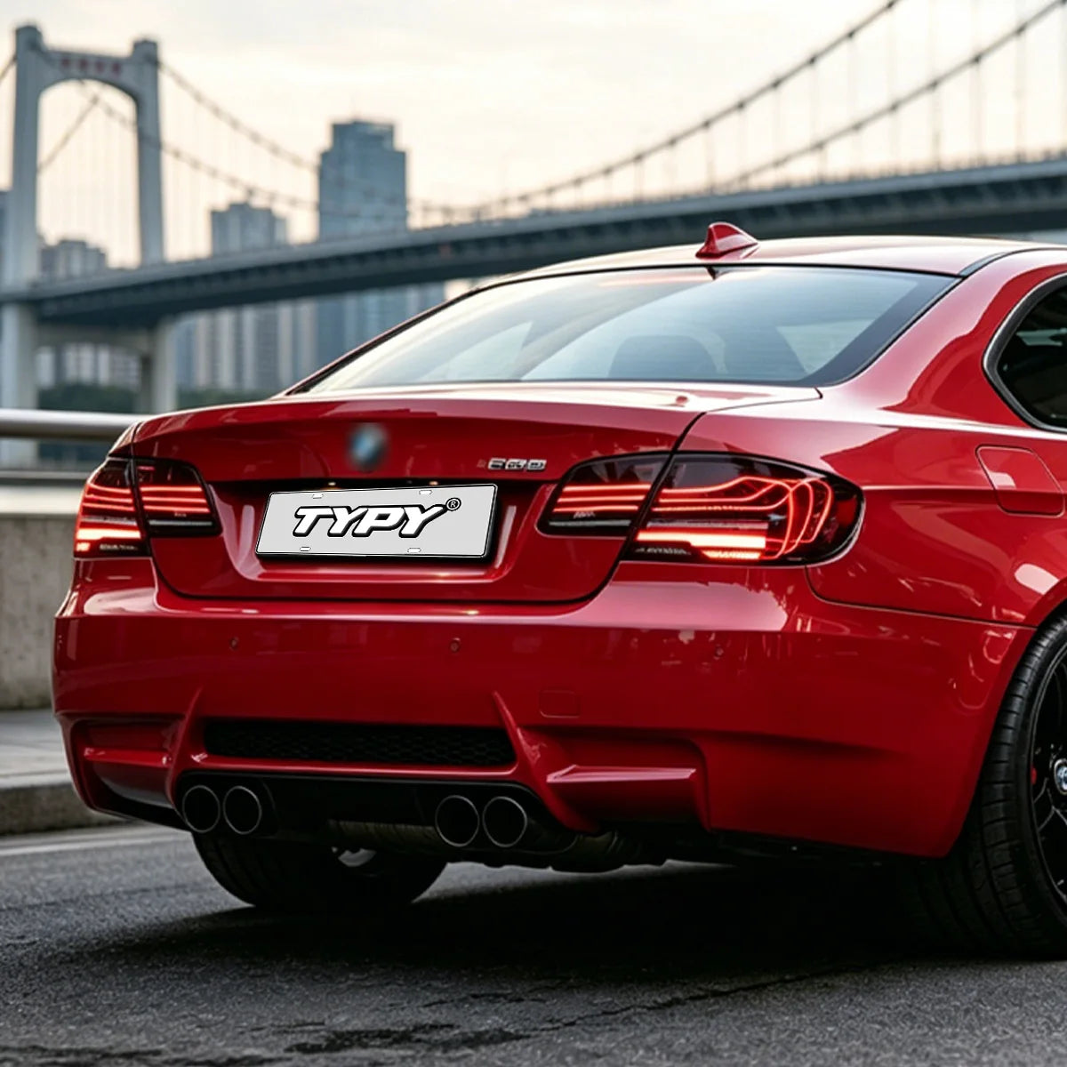 TYPY Plug and Play Car For 2005-2013 BMW 3 Series E92 Taillight Upgrade Modified to New DRL Dynamic Turn Signal LED Taillight