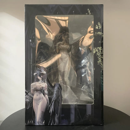 Overlo Action Figure Albedo Manga Figurine Albedo 24cm GK Statue Doll Model Ornament Anime Peripheral Toys Gift for Fans