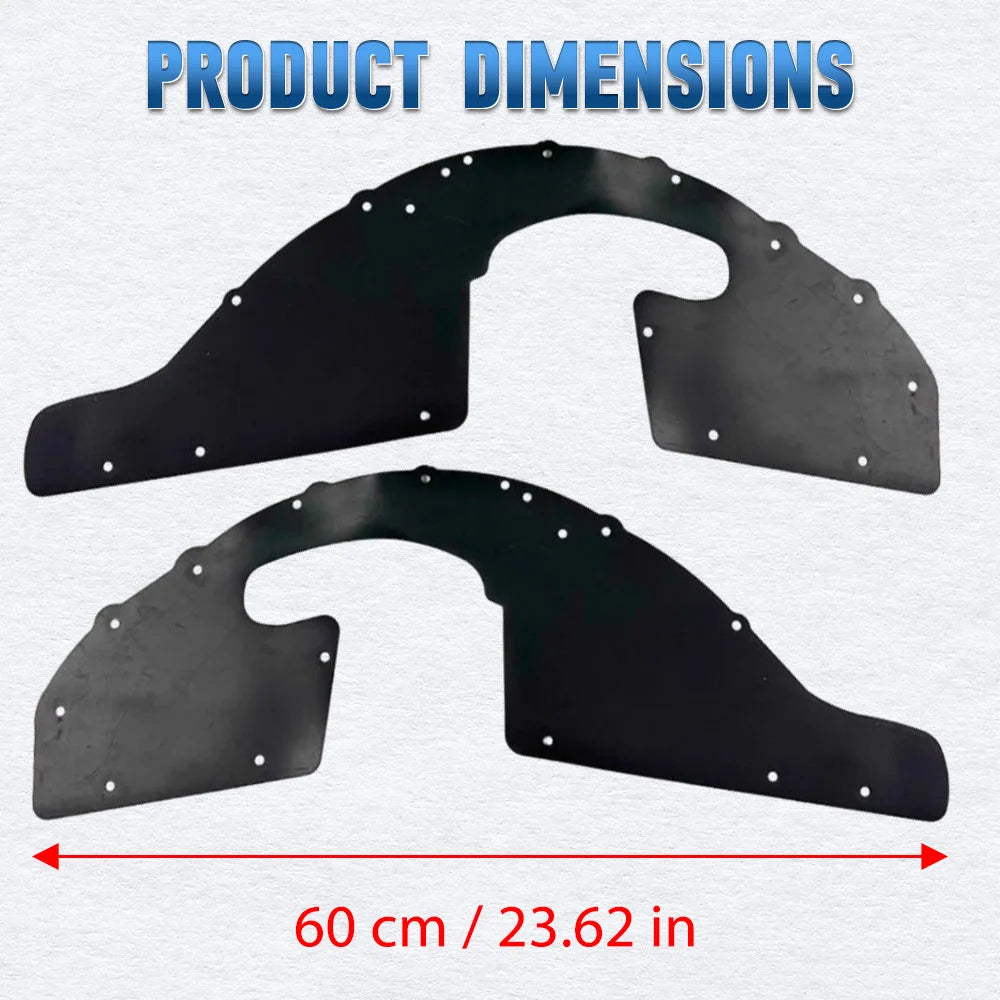 For Toyota FJ Cruiser 2011-2022 Land Cruiser Prado LC150 2010-2020 Front Mudflaps Splash Guards Mud Flaps Fender Liners Shield