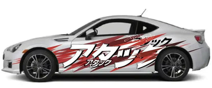 Japanese Car Painting Manga Decals Large Vehicle Graphics Sexy Anime Girl Car Stickers Manga Theme Side Car Stickers Anime Decal