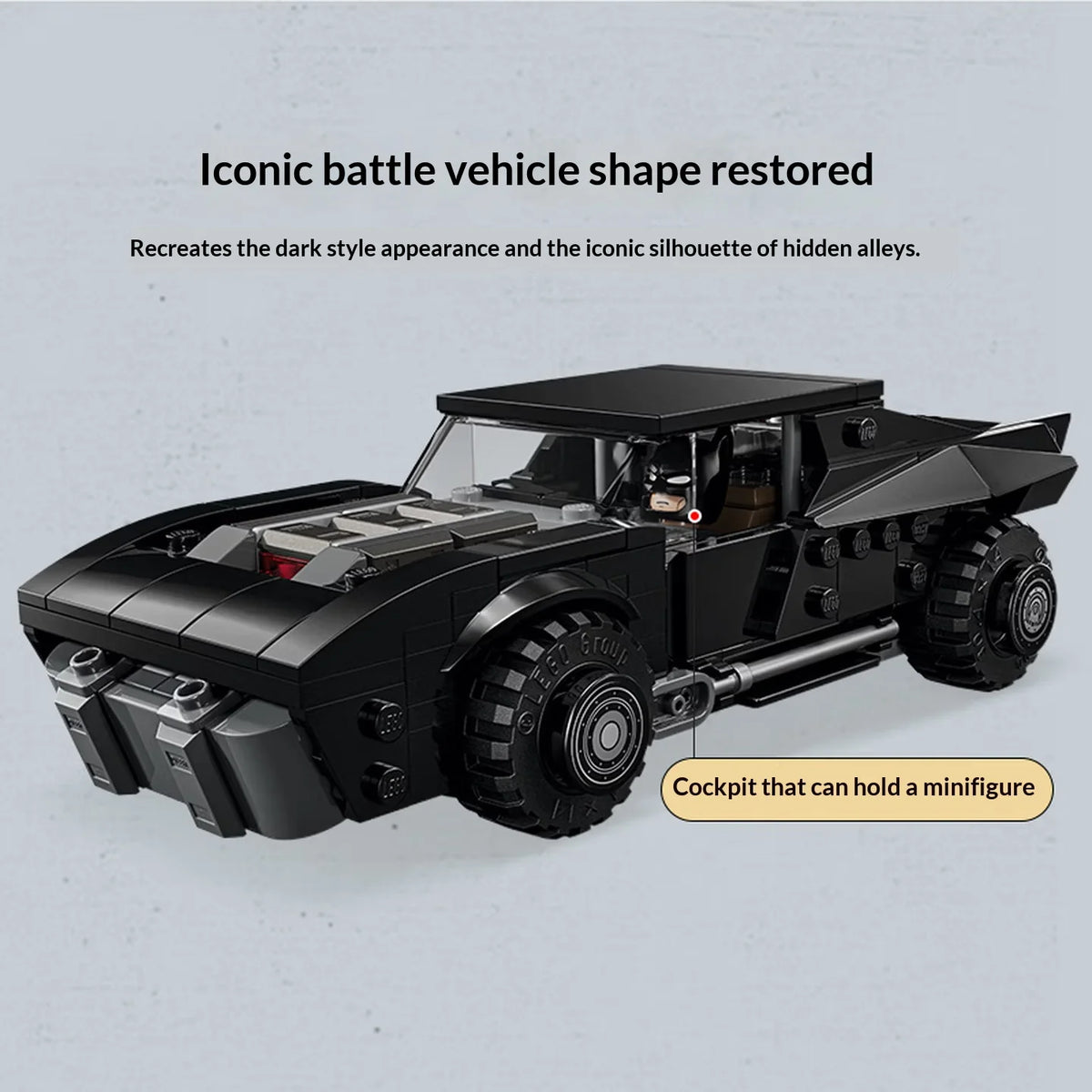 LEGO Building Blocks Superhero Series 76332 Batman's Batmobile Boy Children's Puzzle Building Blocks Toy Gift