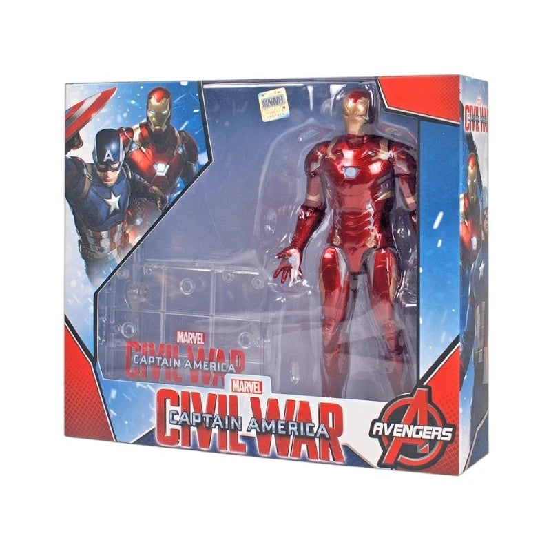 Zhongdong Marvel Avengers Super Heroes Action Figure Collectible Model Statue Desktop Decoration For Adult Marvel Fans