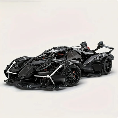 Technical Racing Sport Car Model Building Blocks technic adults 1:14 DIY Supercar Brick Puzzle Toys  Adult Gift（1280+granule）