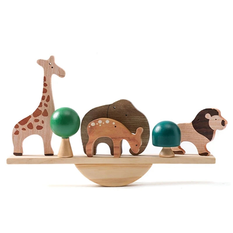 Baby Montessori Toys Artificial Forest Building Blocks Display Toys Balanced Educational Game For Newborns Baby Room Decoration