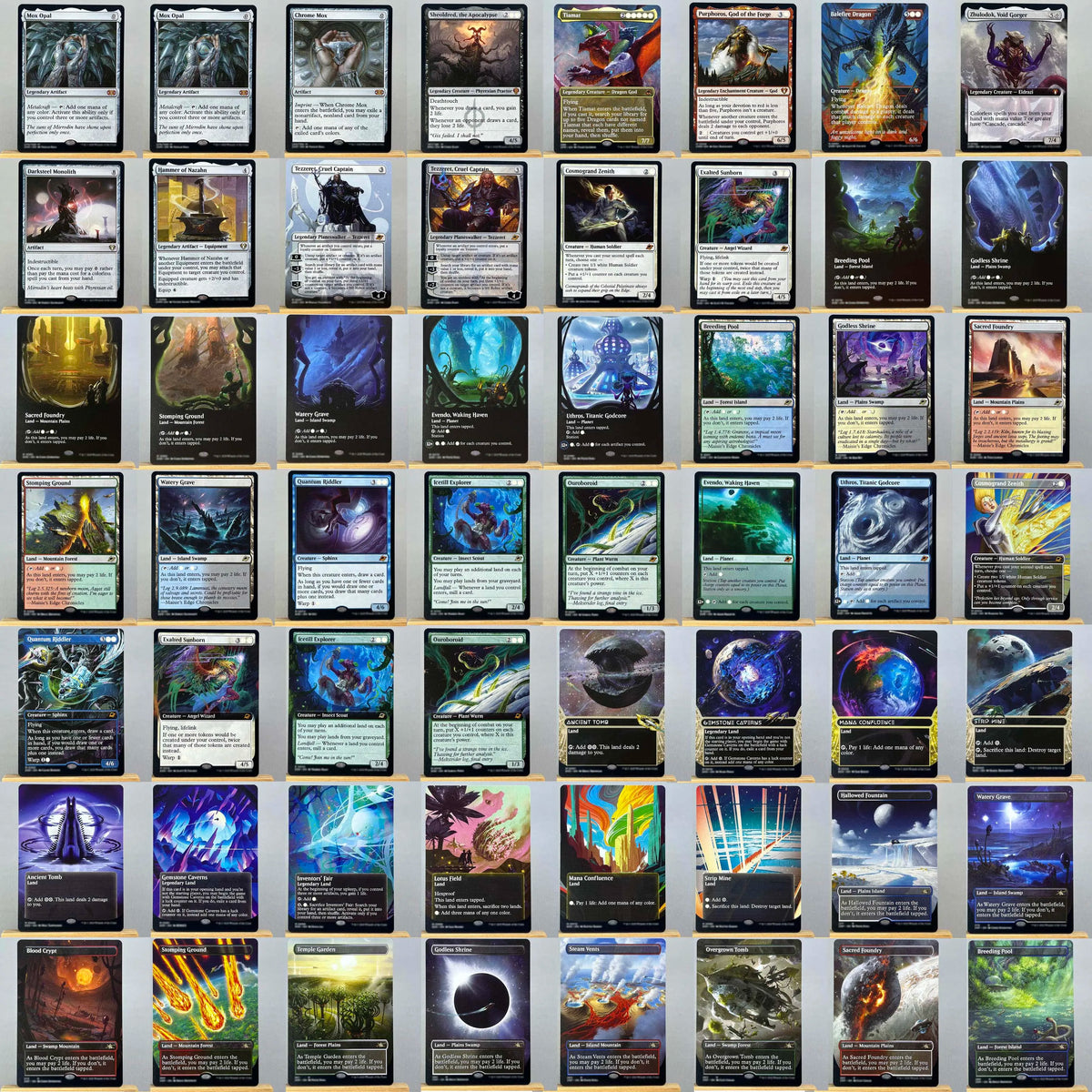 Tcg Proxy Cards Custom 56-Card Proxy Deck Set–High Quality The One Ring Complete Tabletop Strategy Card Set