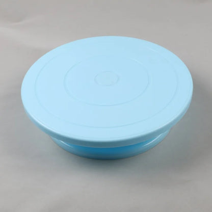 Plastic Cake Plate Turntable Rotating Anti-skid Round Cake Stand Cake Decorating Rotary Table Kitchen DIY Pan Baking Tool