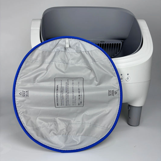Open-type automatic cat litter box with Tuya control, replaceable waterproof mat, cat litter box base, soft cat litter tray
