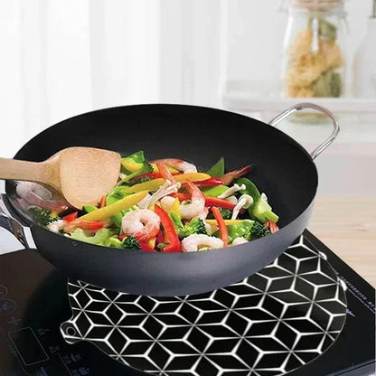 Silicone Cooktop Mat Fireproof Protection Flexible Induction Baking Plate Pad Kitchen Counter Accessories Set