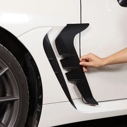 For Subaru BRZ Toyota GR 86 2022-2026 ABS Matt Black Car Fender Side Air Vent Outlet Cover Trim Exterior Car Accessories