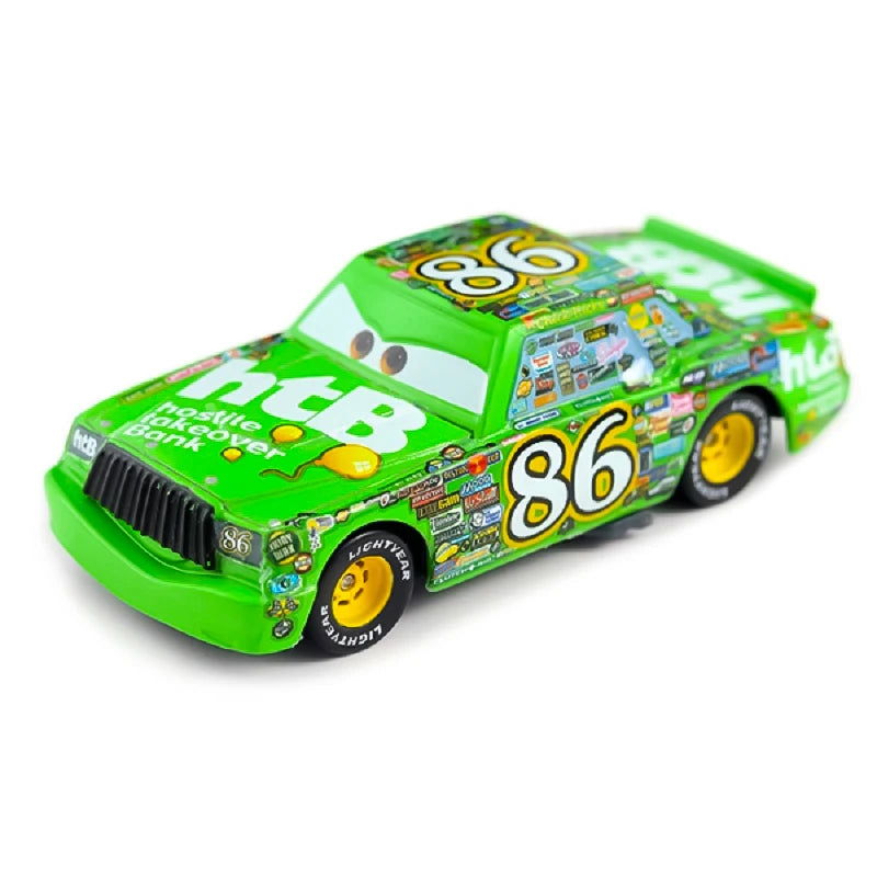 Pixar Cars 3 Lightning McQueen Jackson Storm Anime Cartoon Characters Alloy Diecast Model Toy Cars Fire Engine Children's Gifts
