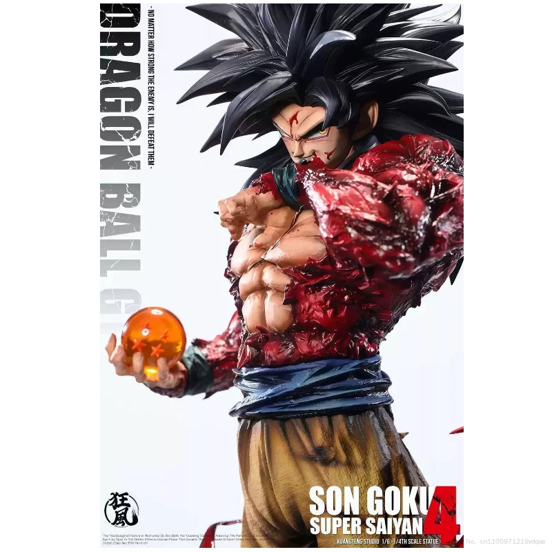 In Stock Anime Dragon Ball Z Ssj4 Goku Figure Replaceable Hands Super Saiyan 4 Goku Pvc Action Figures Collection Model Toys