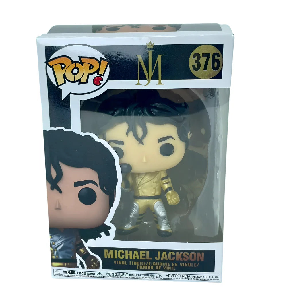 6pc Hot Funko POP! Michael Jackson King of Pop Vinyl Collectible Figure – Iconic Display Model, Great Souvenir Gift for Fans