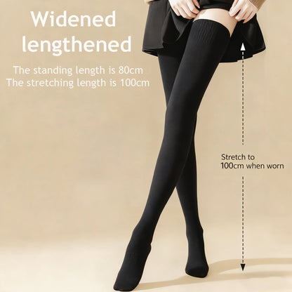Winter Thigh High Cotton Socks For Women 80-100cm stockings Japanese Lengthened JK Lolita Stockings Over The Knee Socks Slim