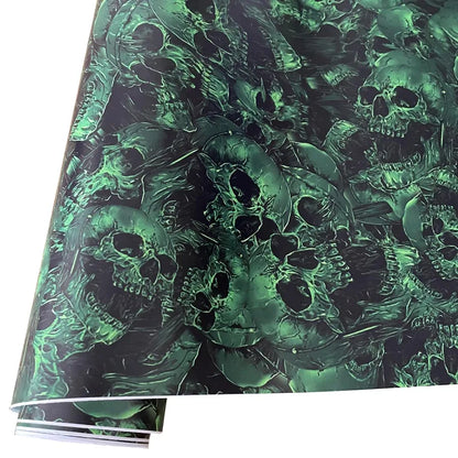 Premium Graffiti Skull Sticker Vinyl Wrap Film Roll Self Adhesive Decal Car Wrapping Foil with Air Release Bubble