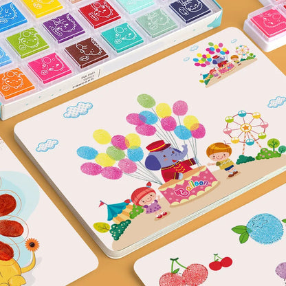 16/32PCS DIY Finger Painting Drawing Toys For Kids Creative Coloring Graffiti Doodle Montessori Educational Toys Gifts