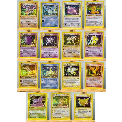 FO PTCG7-003 Tcg proxy PKM Cards hitmonlee zapdos Rare Collection Battle Toys Gifts for Hobbies home play